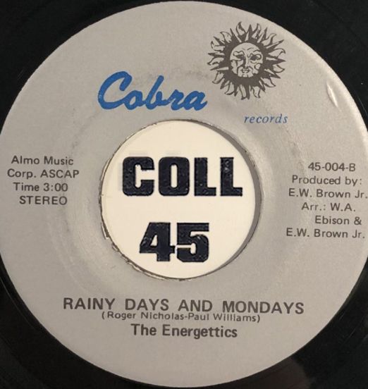 TheEnergettics-RainyDaysAndMondaysLABELB