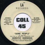 Dorothy Norwood – Some People STEREO b/w MONO Version – LA DJ 7″
