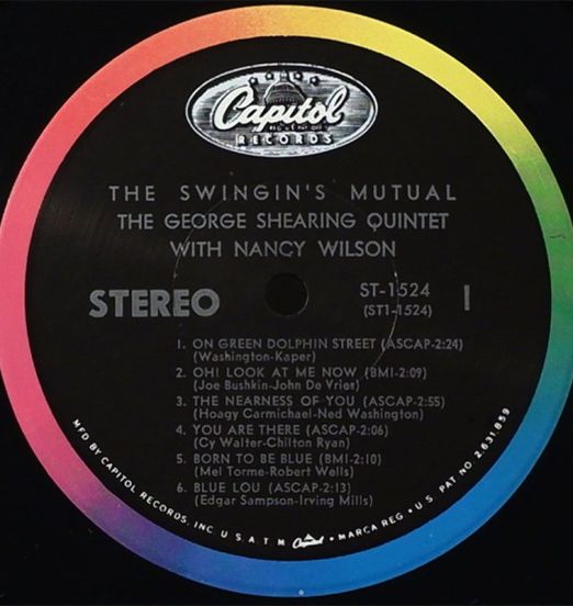 GeorgeShearingQuintetWithNancyWilson-TheSwinginsMutualLABEL