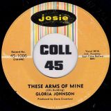 Gloria Johnson – Give You Plenty Lovin’ b/w These Arms Of Mine – Josie 7″