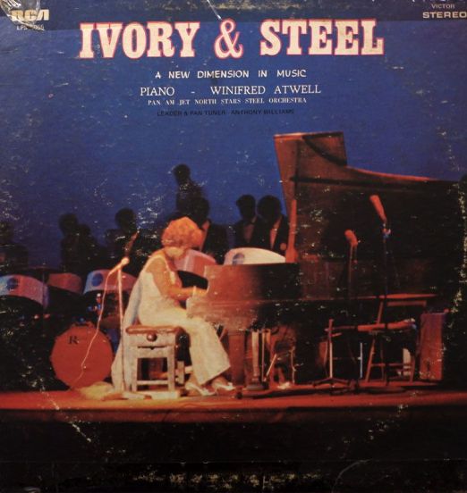 Winifred Atwell With Pan Am Jet North Stars Steel Orchestra - Ivory & Steel - RCA TR LP