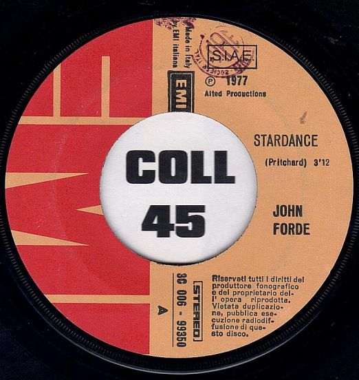 John Forde - Star Dance b/w Flight Of The Jumping Bean - EMI IT 7"