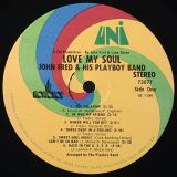 John Fred & His Playboy Band – Love My Soul – UNI LP