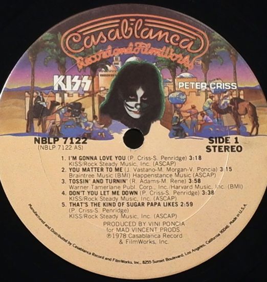 Kiss-PeterCrissLABEL