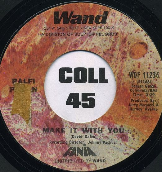 Ralfi Pagan - Make It With You b/w Stray Woman - Fania 7"