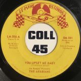 Jim Kemper Presents The Arabians – You Upset Me Baby b/w (Please) Take A Chance On Me – Le-Mans 7″