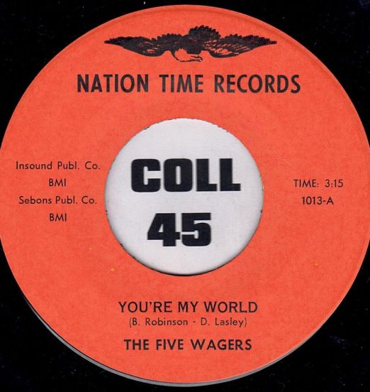 TheFiveWagers-You'reMyWorldA