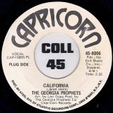 The Georgia Prophets – Music With Soul b/w California – Capricorn DJ 7″