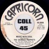 The Georgia Prophets – Music With Soul b/w California – Capricorn DJ 7″