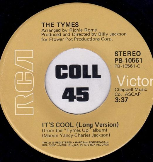 The Tymes - It's Cool b/w Good Morning Dear Lord - RCA Victor 7"