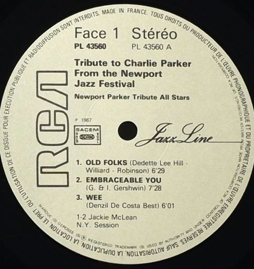 VA-TributeToCharlieParkerLABEL