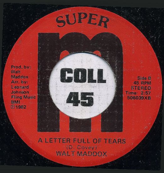 WaltMaddox- A Letter Full Of Tears