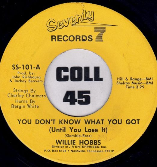WillieHobbs-YouDon'tKnowWhatYouGot(UntilYouLoseIt)B