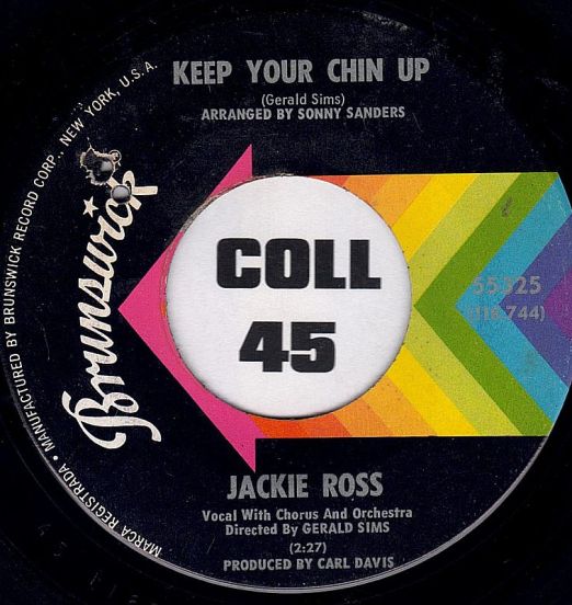 Jackie Ross - Keep Your Chin Up b/w Love Is Easy To Lose - Brunswick 7"