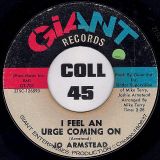 Jo Armstead – I Feel An Urge Coming On b/w I Who Love You So – Giant 7″