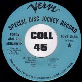 Porgy & The Monarchs – Love Chain b/w Magic Music Makers – Verve 7″