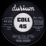 Rocky Roberts – Just Because Of You b/w Stasera Mi Butto – Durium IT 7″