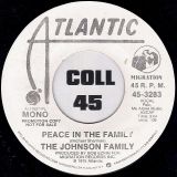 The Johnson Family – Peace In The Family STEREO b/w MONO version – Atlantic DJ 7″
