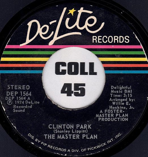 The Master Plan - Clinton Park b/w Frying Pan - De-Lite 7"