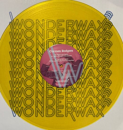 Carmen Rodgers - Again And Again - Wonderwax  YELLOW 12"
