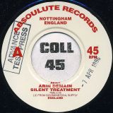 Arin Demain – Silent Treatment b/w Doni Burdick – Bari Track Instrumental – Ab$oulute UK 7″