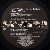 Barry White – The Man Is Back! – A&M LP