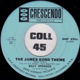 Billy Strange His Guitar & Orch. – The James Bond Theme b/w 007 Theme – GNP Crescendo 7″