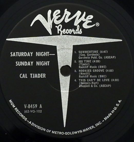 CalTjader-SaturdayNightSundayNightLABEL