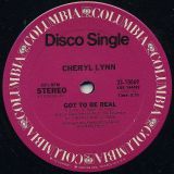 Cheryl Lynn – Got To Be Real b/w Star Love – Columbia 12″