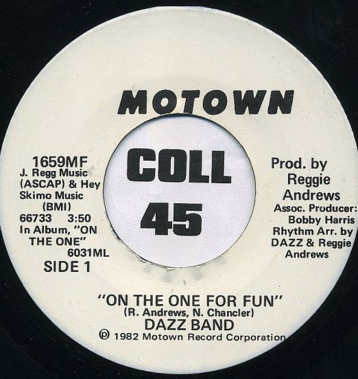 Dazz Band - On The One For Fun b/w Same - Motown DJ 7"