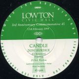 Doni Burdick – Candle b/w Celeste Hardie – You’re Gone – S.C.S.C. UK 7″