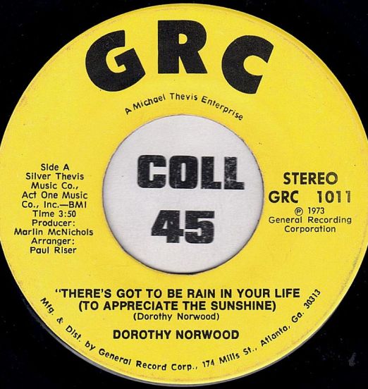 DorothyNorwood-TheresGotToBeRainInYourLife(ToAppreciateTheSunshine)A
