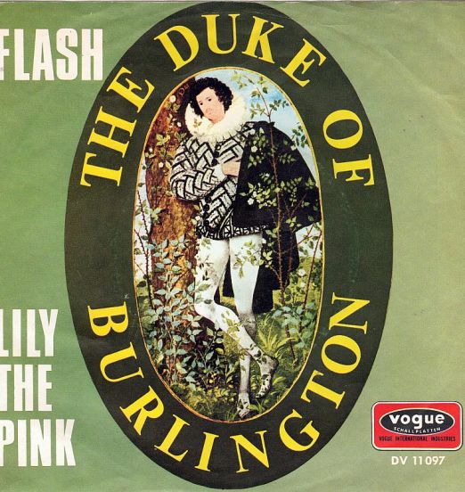 The Duke Of Burlington - Flash b/w Lily The Pink - Vogue GER 7"