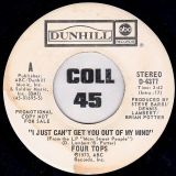 Four Tops – I Just Can’t Get You Out Of My Mind STEREO b/w MONO Version – ABC/Dunhill DJ 7″