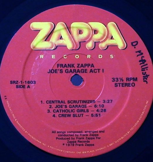 FrankZappa-JoesGarageActI-ZappaLABEL