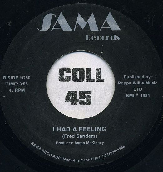 FredSanders-IHadAFeelingB