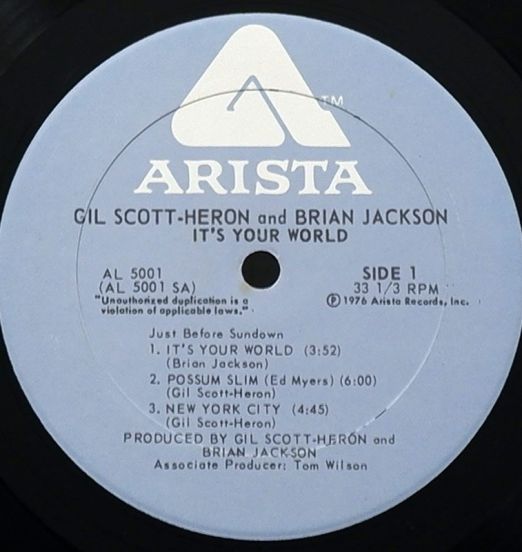 GilScottHeronAndBrianJackson-ItsYourWorldLABEL