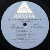 Gil Scott-Heron & Brian Jackson – It’s Your World – Arista 2LP