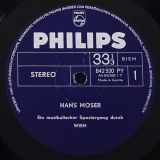 Hans Moser – Ein Musikalischer Spaziergang Durch Wien – Philips AT LP