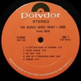 Irene Reid – The World Needs What I Need – Polydor LP