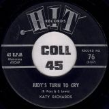 The Music City Five b/w Katy Richards – Wipe Out b/w Judy’s Turn To Cry – Hit 7″