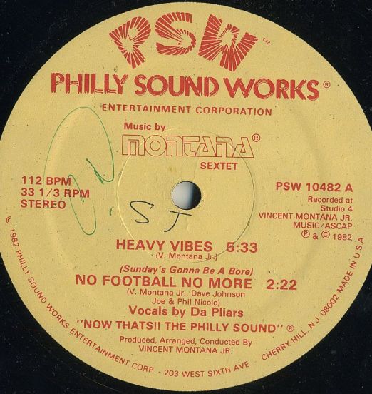 Montana Sextet  - Heavy Vibes - Philly Sound Works 12"