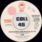 UPP – Never Gonna Turn My Back On You Mono b/w Stereo – Epic DJ 7″