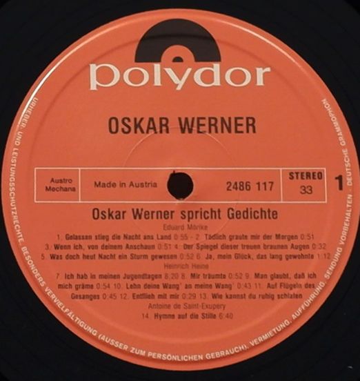 OskarWerner-SprichtGedichteLABEL