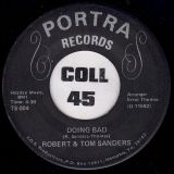 Tom Sanders/Robert & Tom Sanders – Jamming In The Big “M” Town b/w Doing Bad – Portra 7″