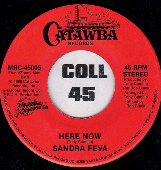 Sandra Feva - Here Now b/w Same - Catawba 7"