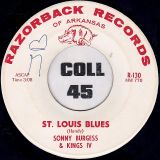 Sonny Burgess & Kings IV – Bamboo b/w St. Louis Blues – Razorback 7″