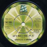 Syreeta & G. C. Cameron – Let’s Make A Deal Pt.1 b/w Pt.2 – Motown UK DJ 7″