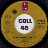 The O’Jays – I Love Music Part I b/w Part II – Philadelphia International 7″