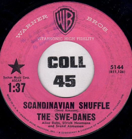 The Swe-Danes - Scandinavian Shuffle b/w Hot Toddy - Warner Bros. 7"